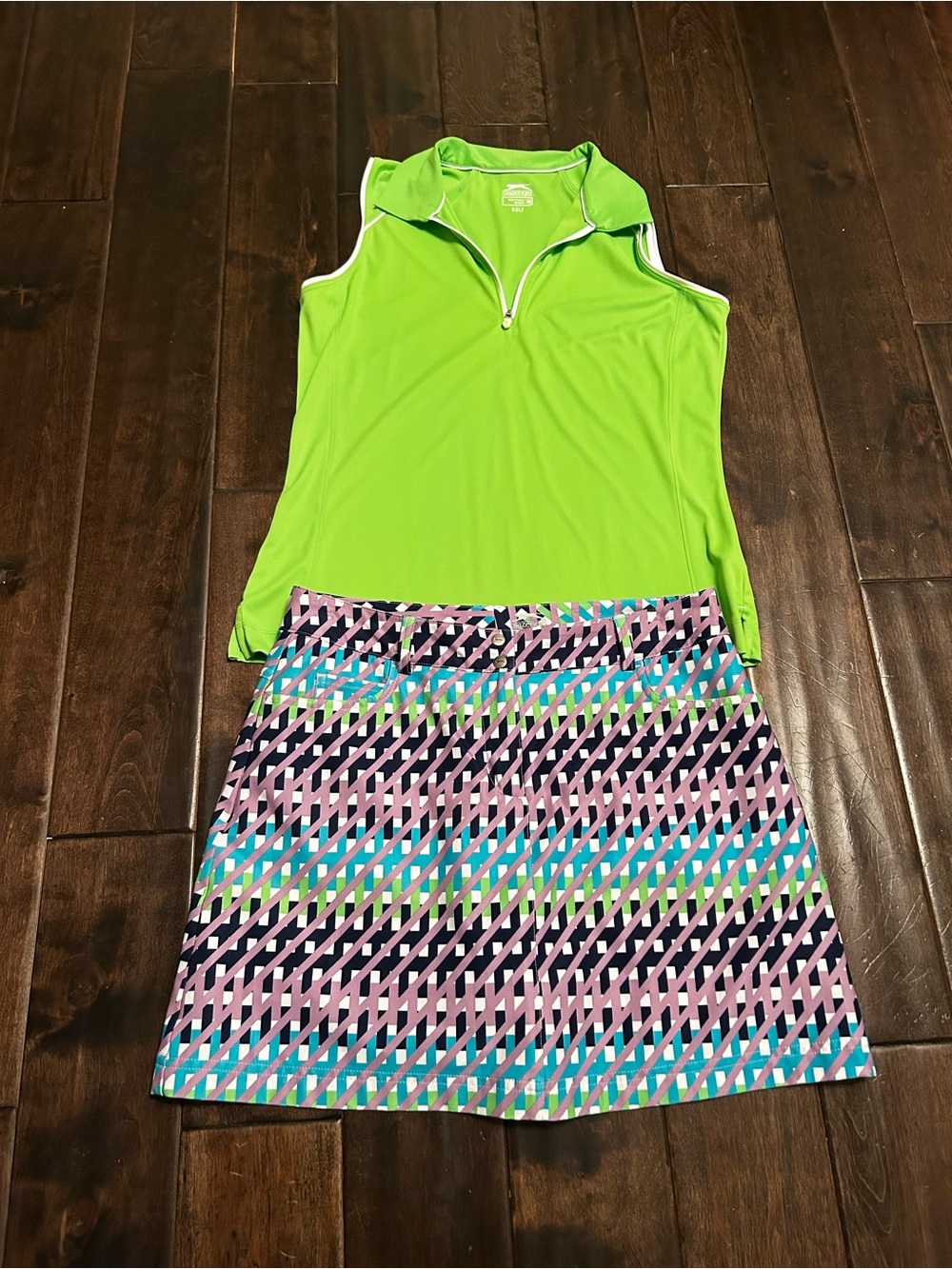 Slazenger Golf Skort & Top Matching Set